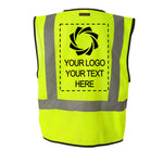 a yellow safety vest with your logo on it