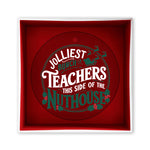 Jolliest Bunch Of Teachers Ornament, Christmas Gift Ornament For Teachers