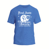 Feral Aunts Society Shirt, Funny Racoon Aunt T-shirt, Gift For Women