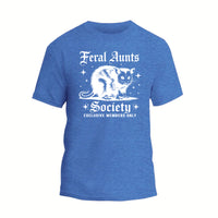 Feral Aunts Society Shirt, Funny Racoon Aunt T-shirt, Gift For Women