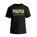 a black t - shirt with the words mama on it