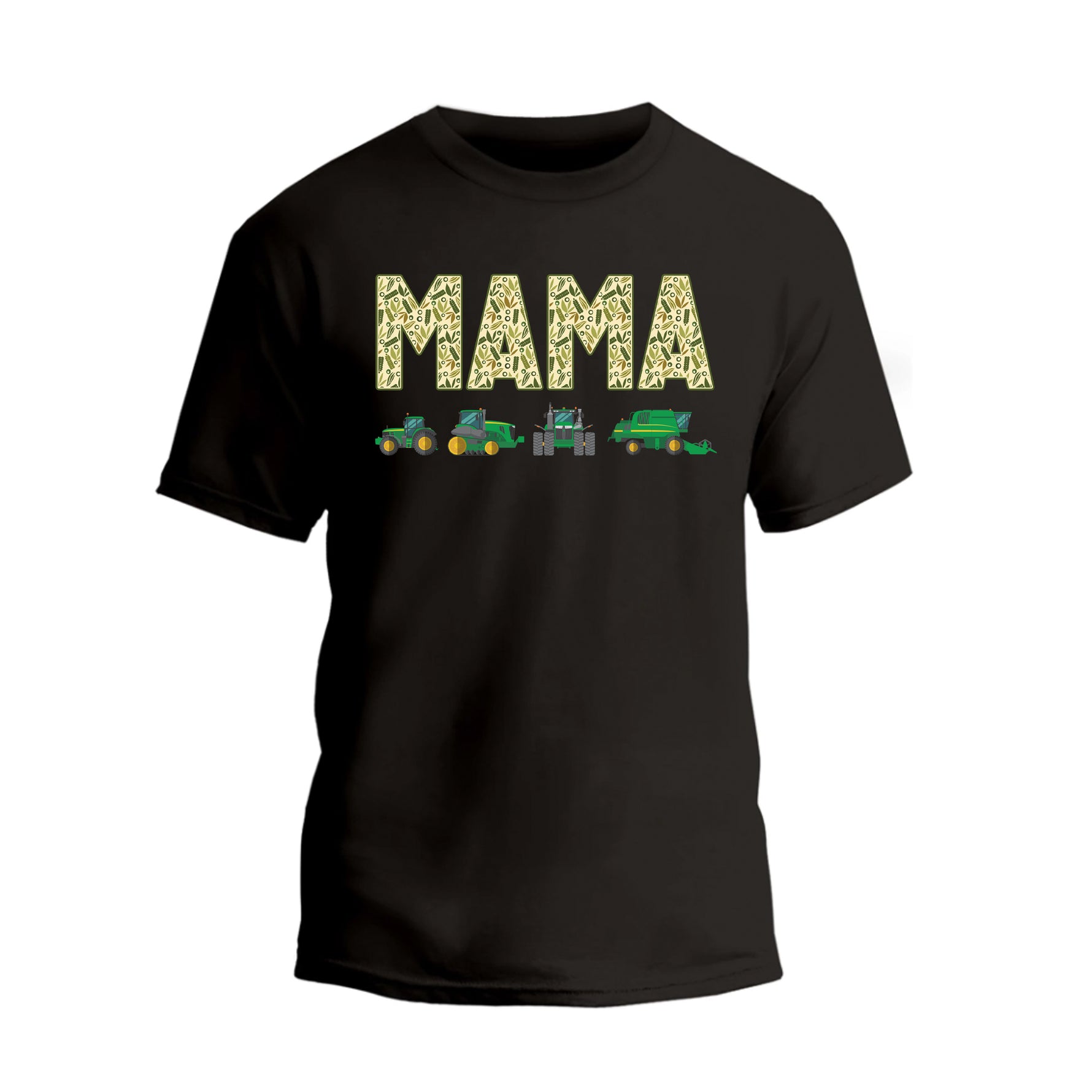 a black t - shirt with the words mama on it