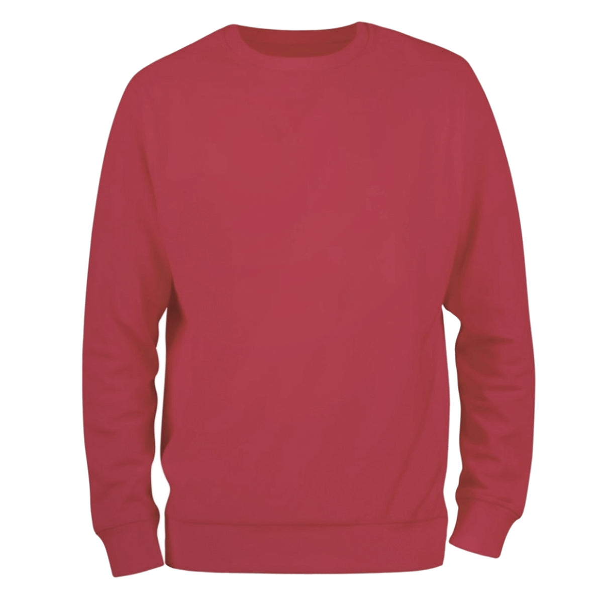 a red sweatshirt with a white background