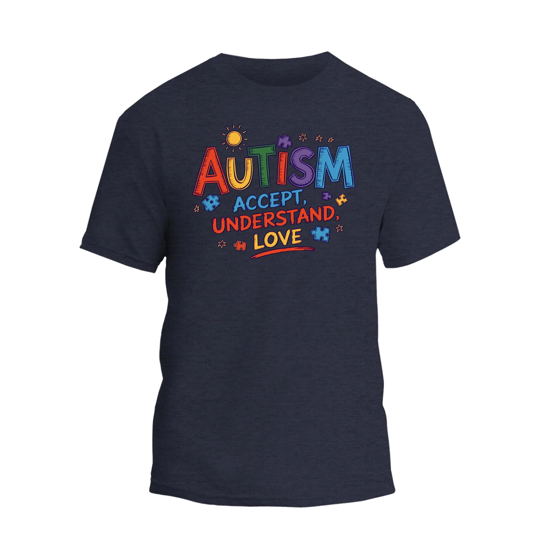 Autism Accept Understand Love Shirt Autism Awareness T-Shirt, Special Education Shirt