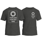 Custom Double Side T-Shirt, Design Your Own Personalized Tee, Custom Logo Shirt, Custom Text Shirt, 2 Side Printed T-Shirt