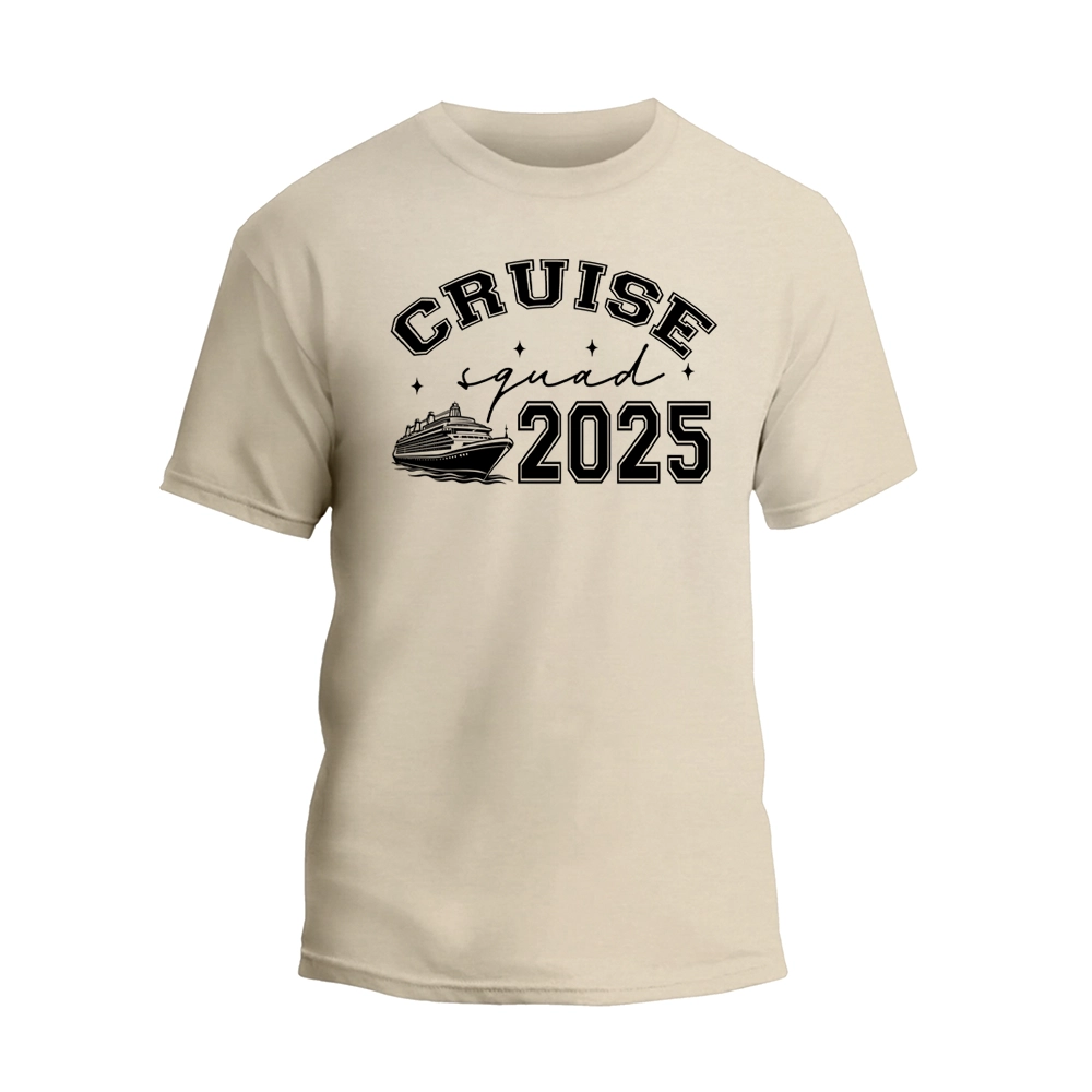 a white t - shirt with a cruise logo on it