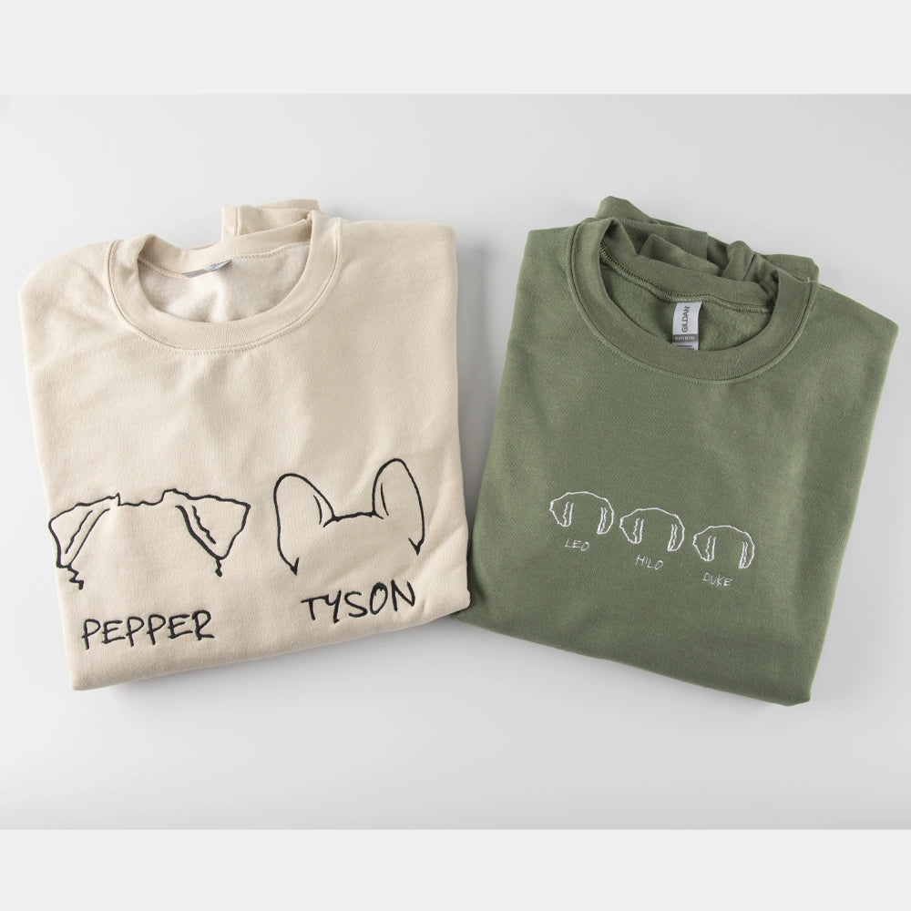 a couple of shirts that are on a table