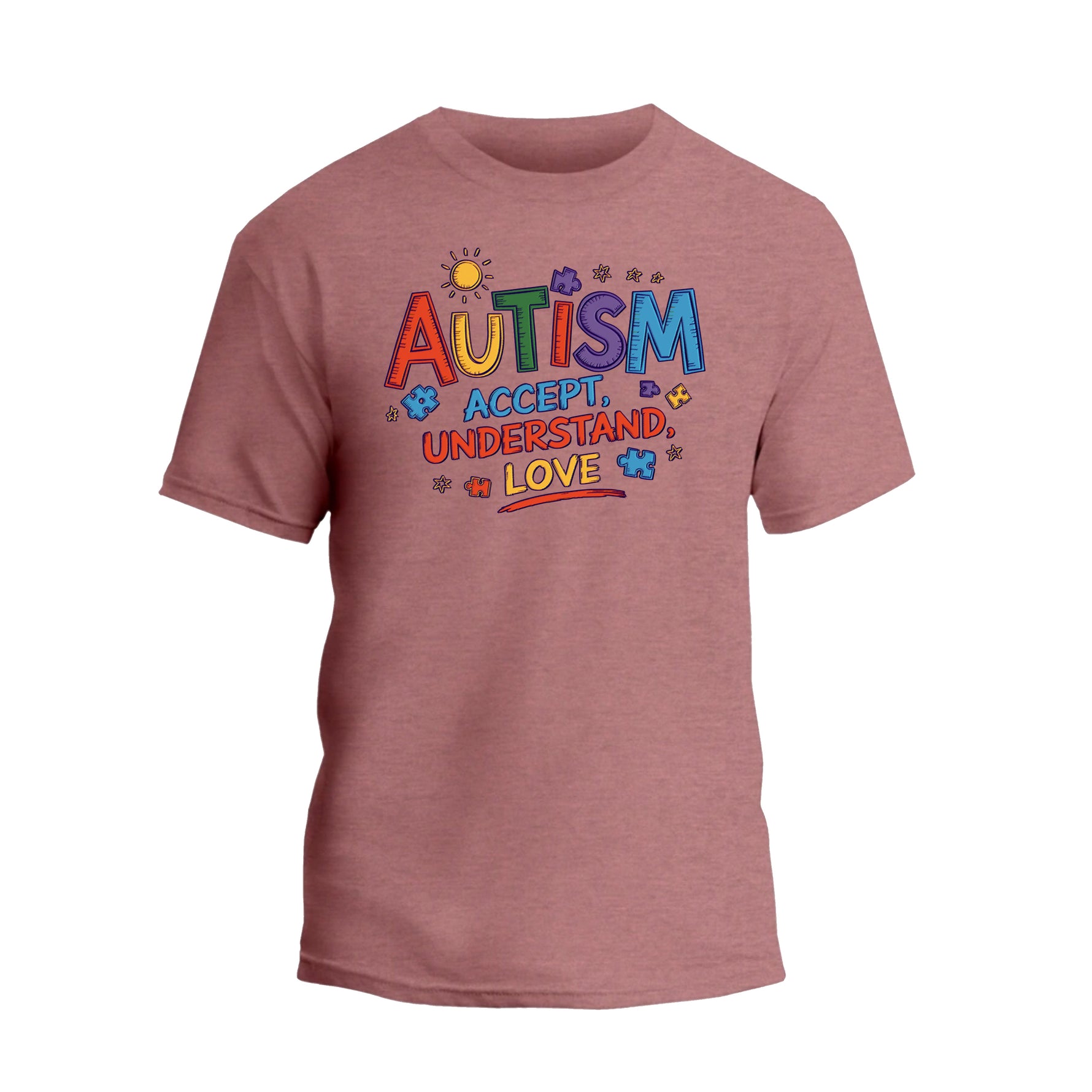 Autism Accept Understand Love Shirt Autism Awareness T-Shirt, Special Education Shirt