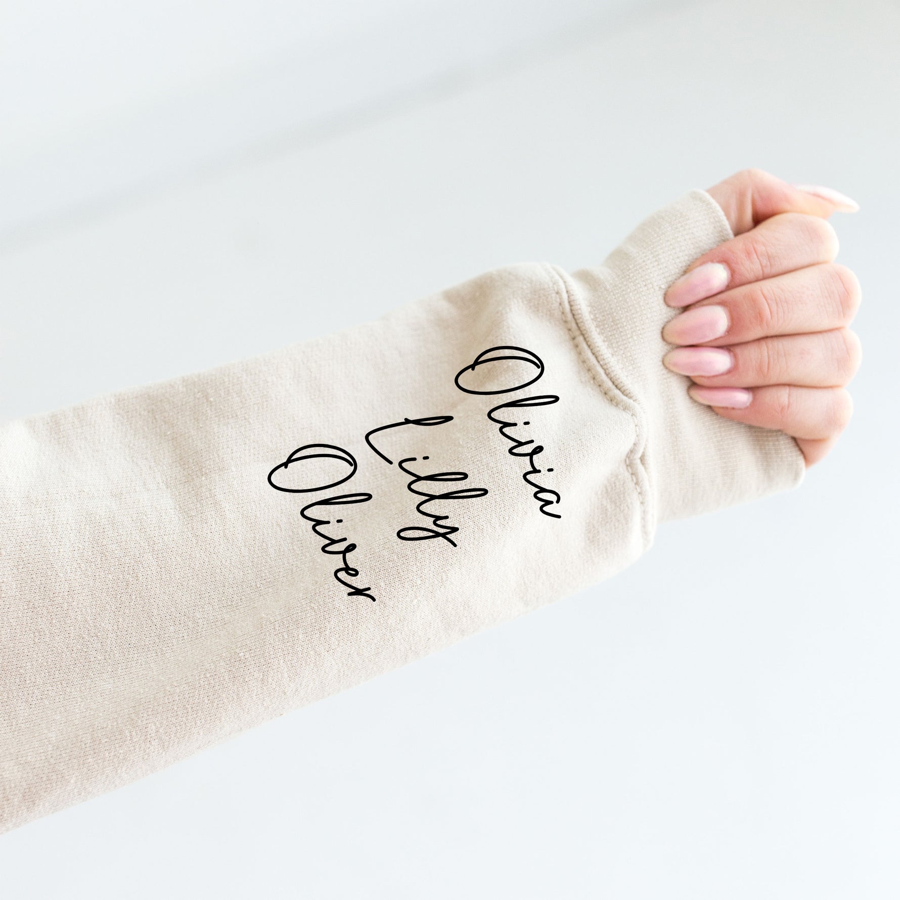 I Wear My Heart On My Sleeve Sweatshirt, Mother's Day Gift Sweatshirt