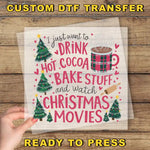 a hand holding a piece of paper that says, i just want to drink hot