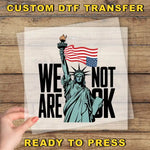 a picture of the statue of liberty with the words we not are ok ready to