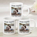 Custom Photo and Text Mugs, Personalized Mug, Gift for Her, Gifts Gor Him
