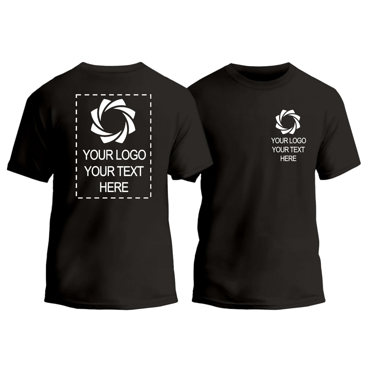 Custom Double Side T-Shirt, Design Your Own Personalized Tee, Custom Logo Shirt, Custom Text Shirt, 2 Side Printed T-Shirt
